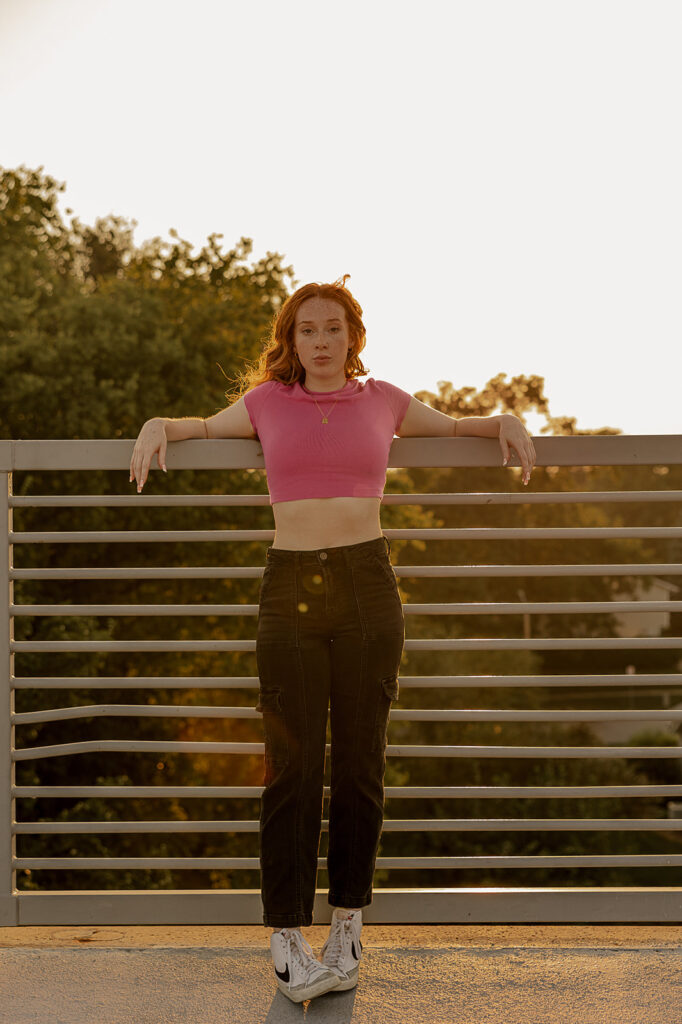 parking garage photoshoot poses and outfits