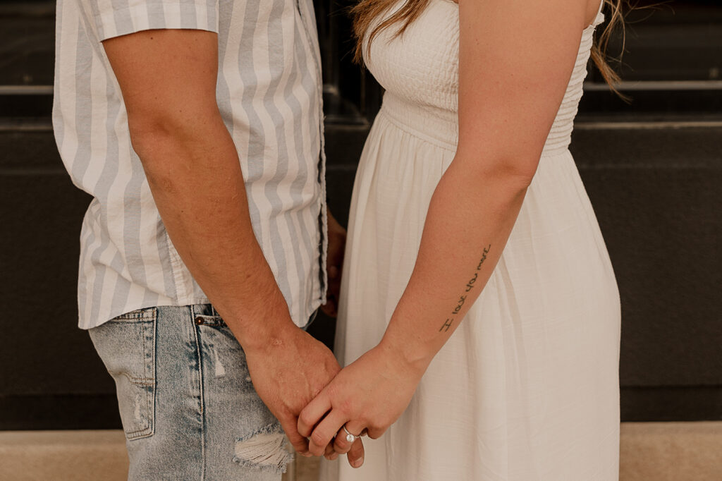 how to make your engagement photos fun with an iowa engagement photographer