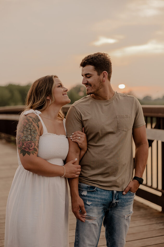 how to make your engagement photos fun with an iowa engagement photographer