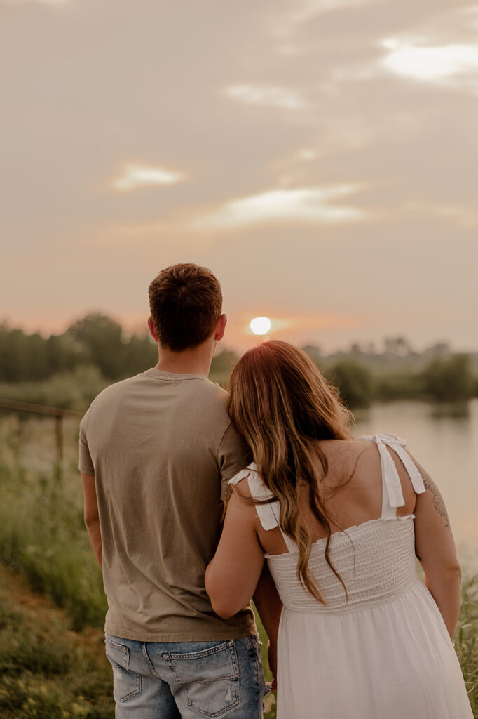 how to make your engagement photos fun with an iowa engagement photographer