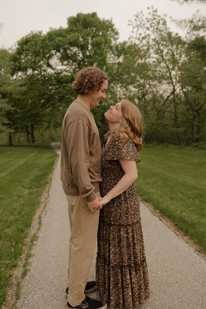 ames iowa documentary style engagement photos