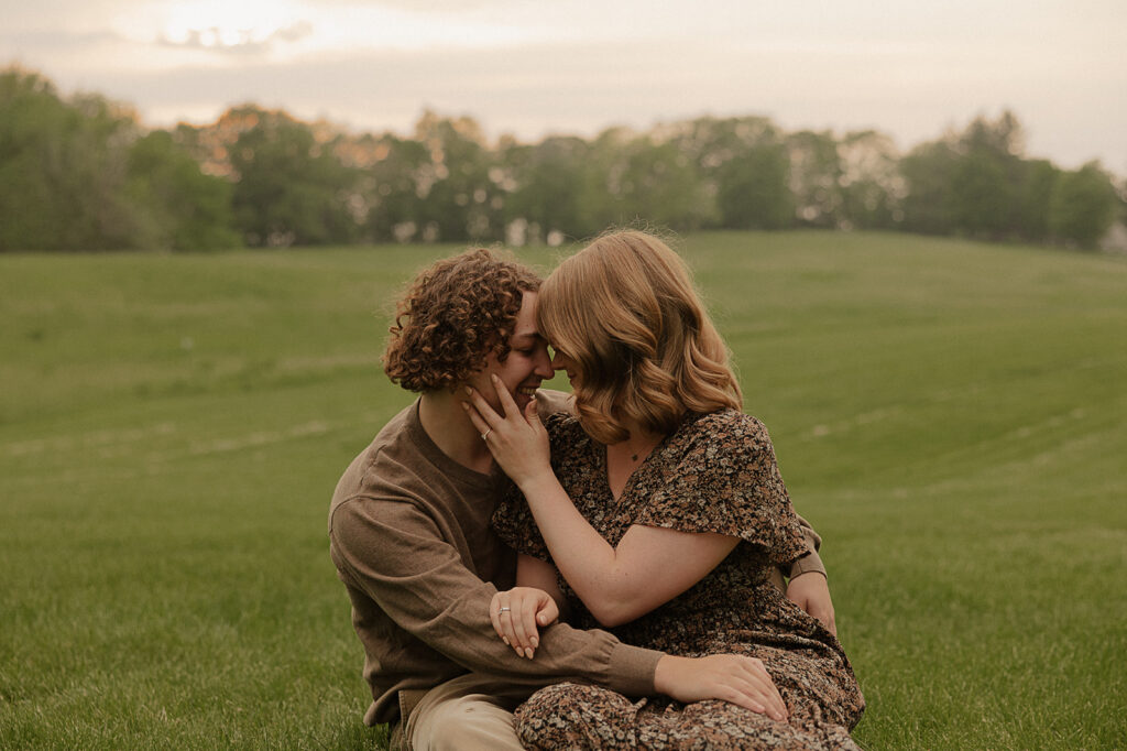 ames iowa documentary style engagement photos