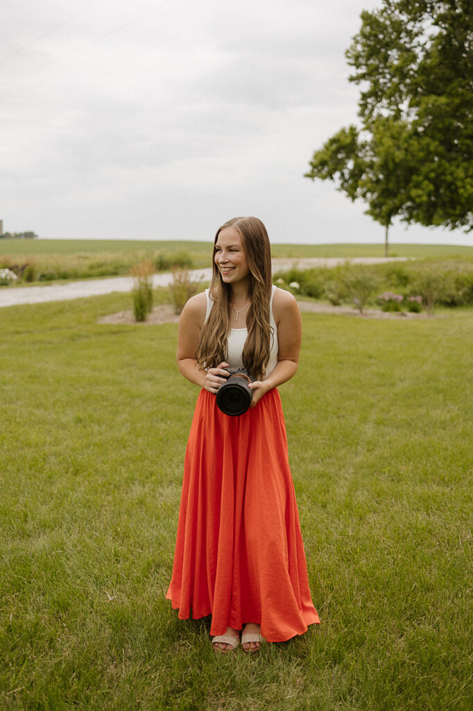 outdoor headshots of photographer