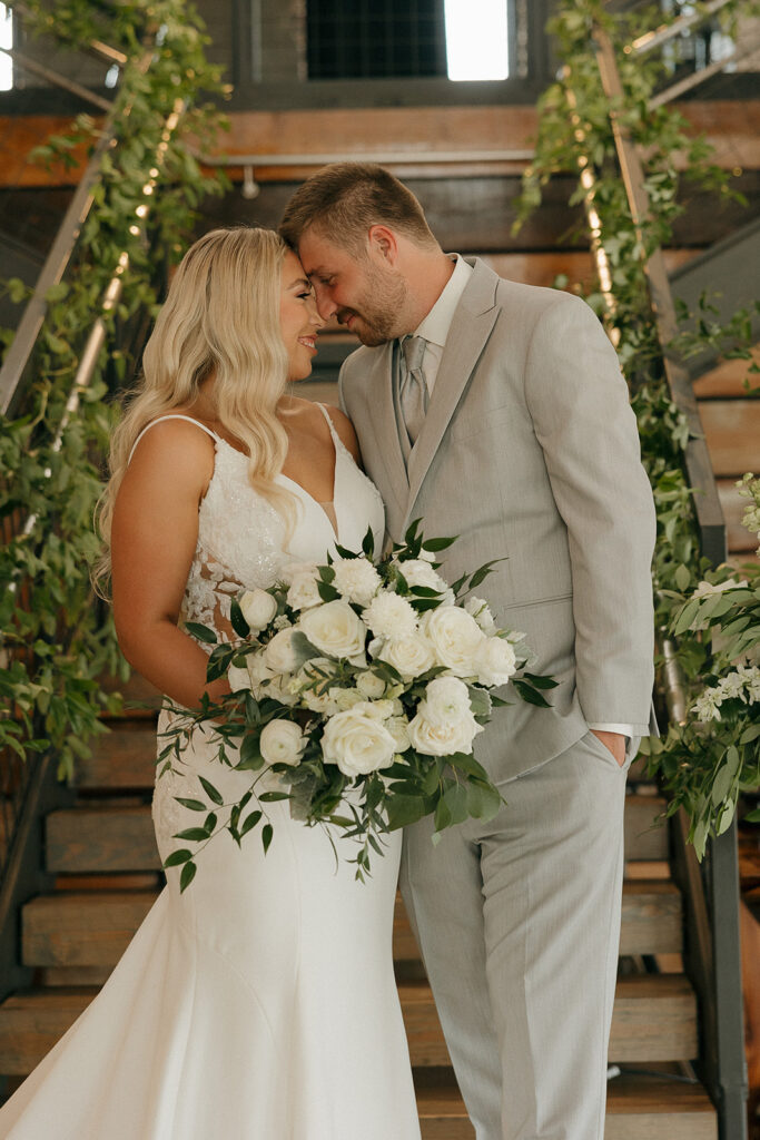 documentary style wedding photos in the river center des moines