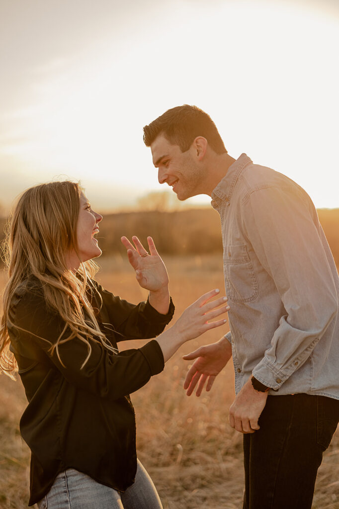 candid and playful couple photoshoot poses and prompts