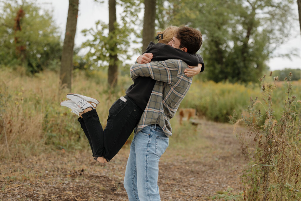 iowa surprise proposal photos candid