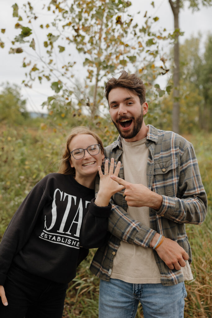 iowa surprise proposal photos candid