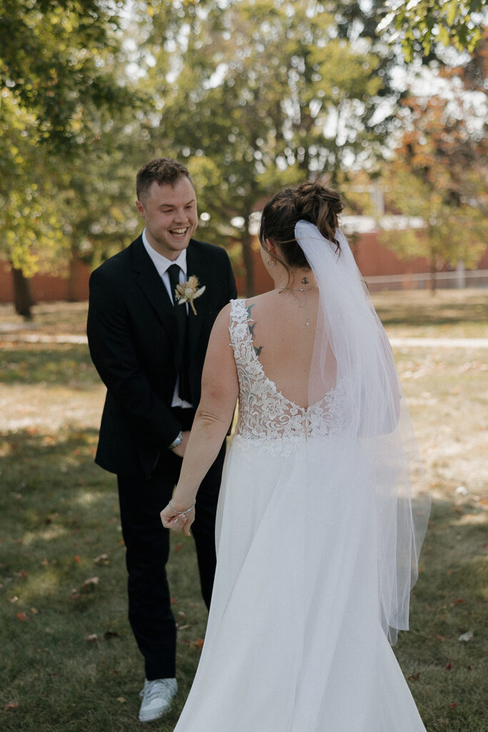 documentary style wedding photography in iowa