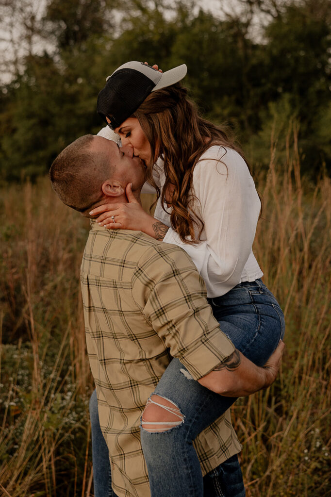 truck engagement photos western engagement photos