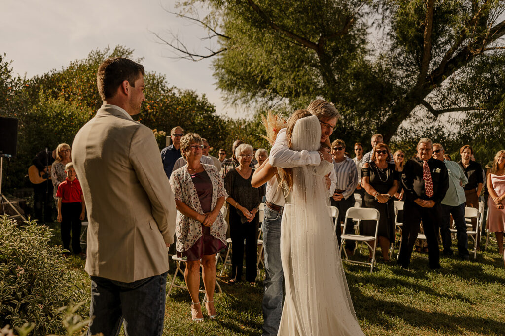 des moines iowa wedding ceremony at koru berry farm