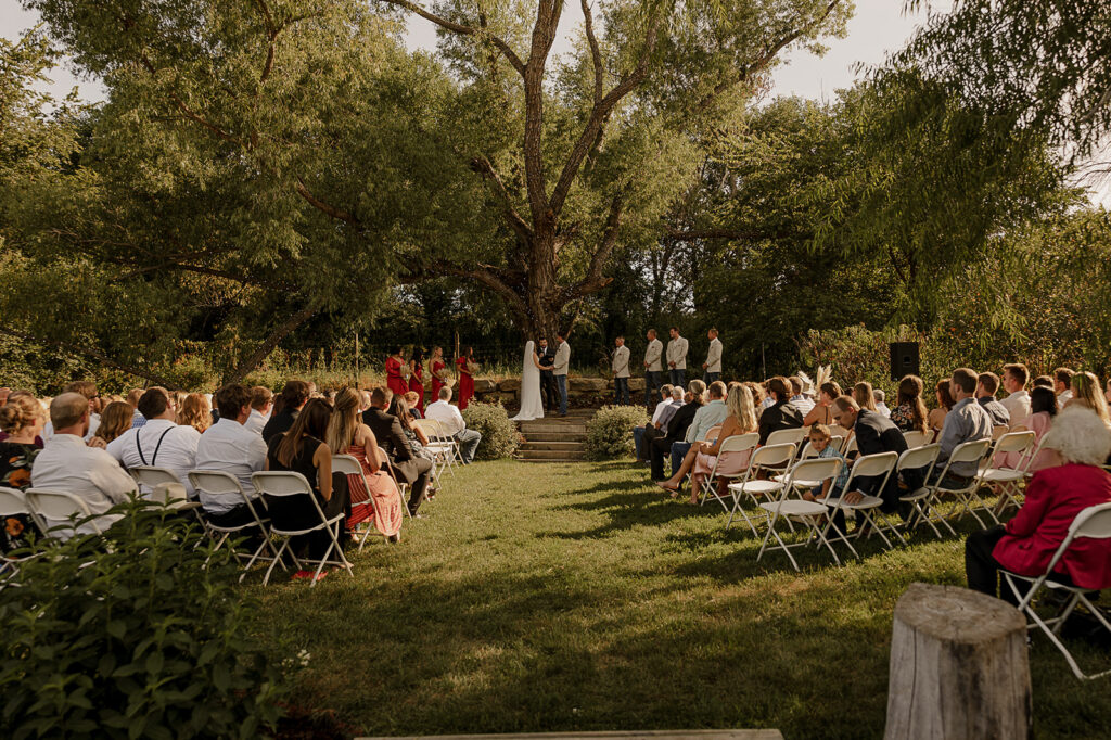 des moines iowa wedding ceremony at koru berry farm