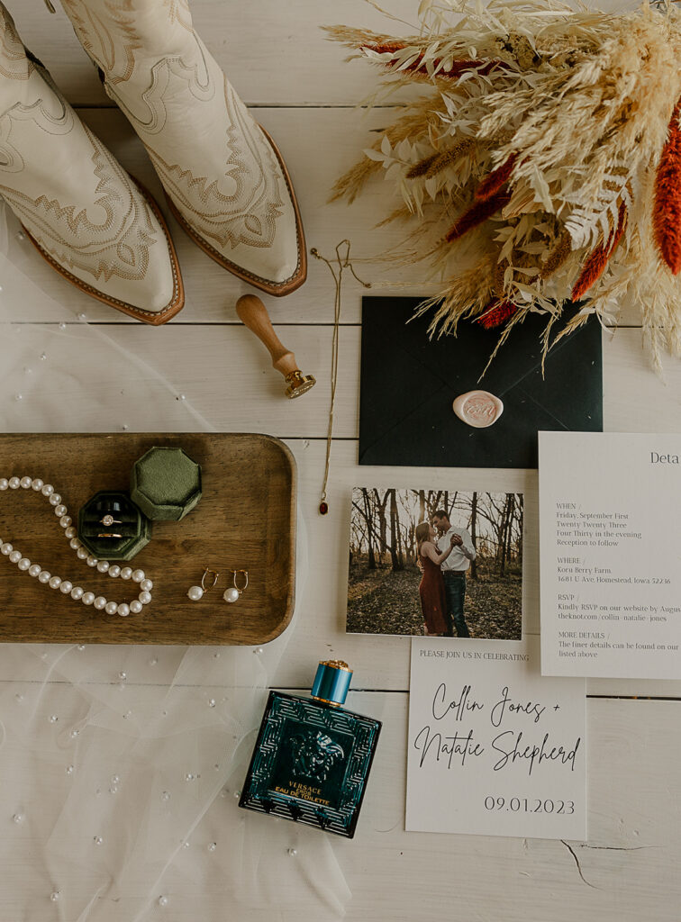 Rustic Koru Berry Farm Wedding with Boho Details