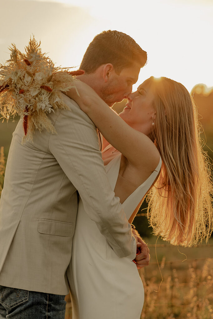 documentary style wedding photography at koru berry farm