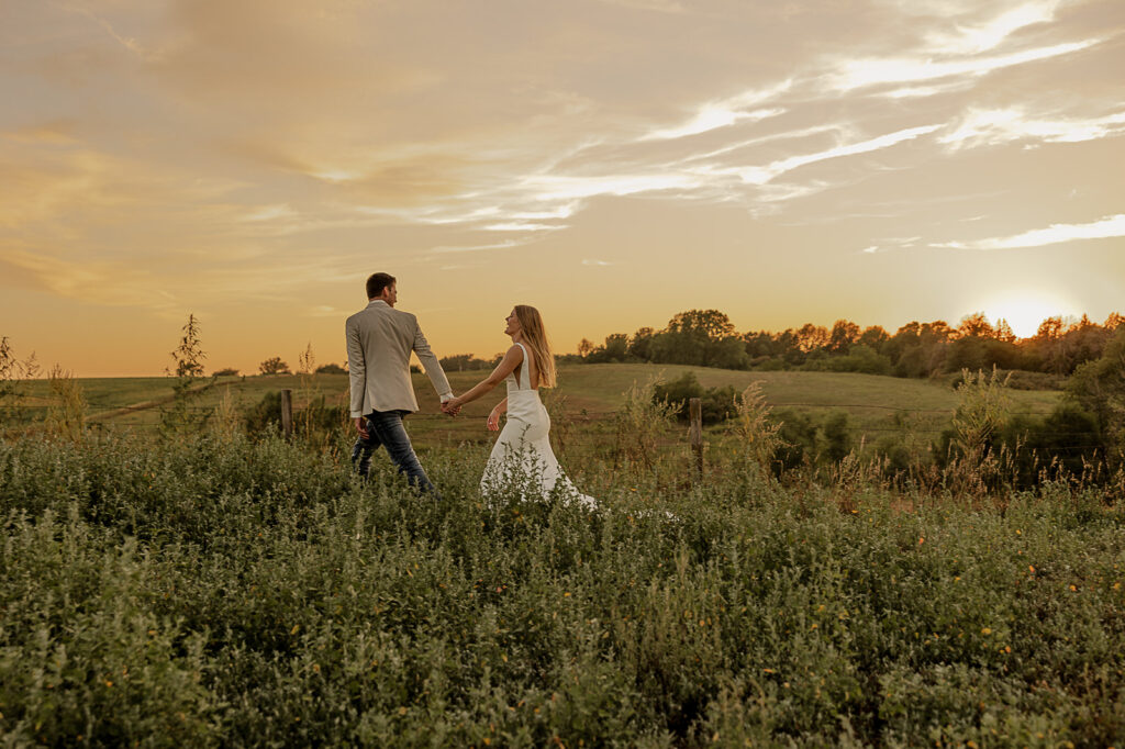 romantic wedding portraits in des moines iowa with bride and groom