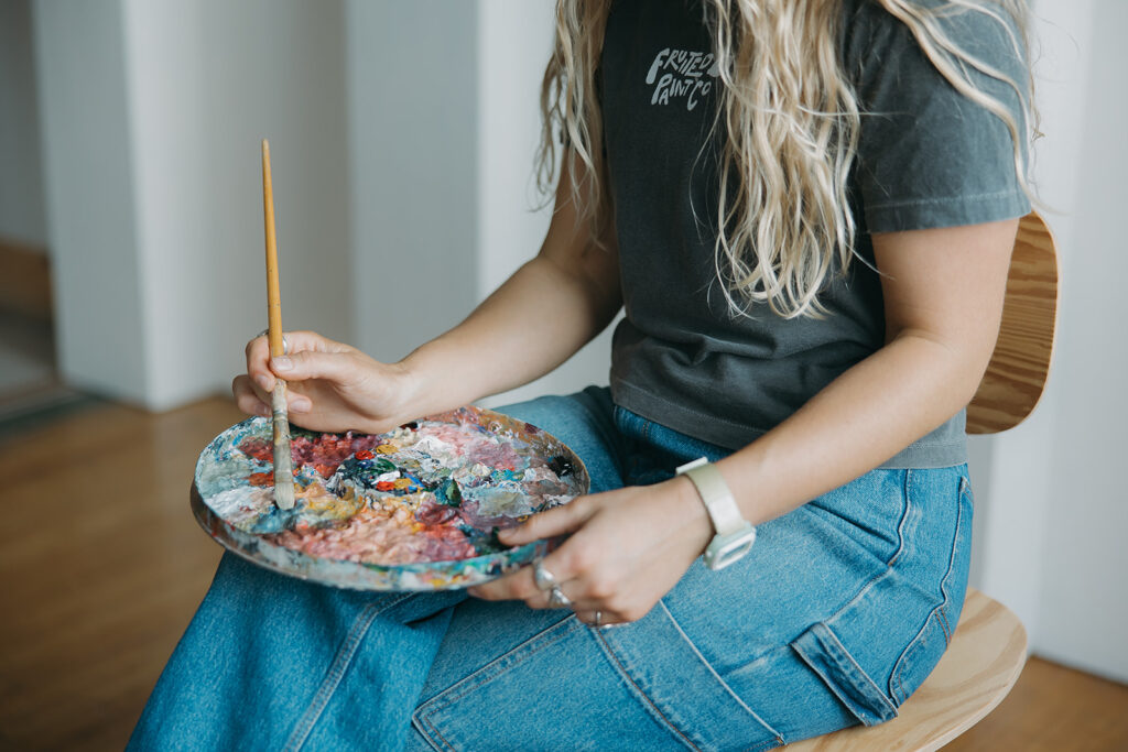 live wedding painter business photos in des moines