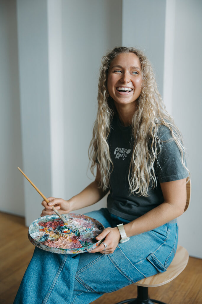 live wedding painter business photos in des moines