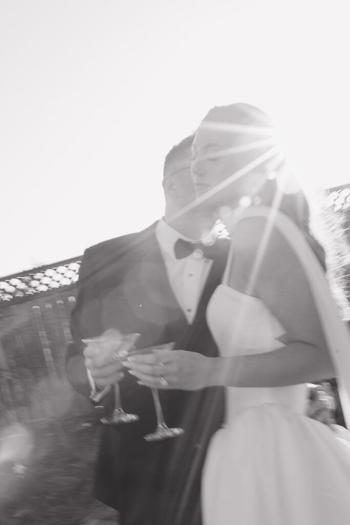 old money wedding photos with bride and groom