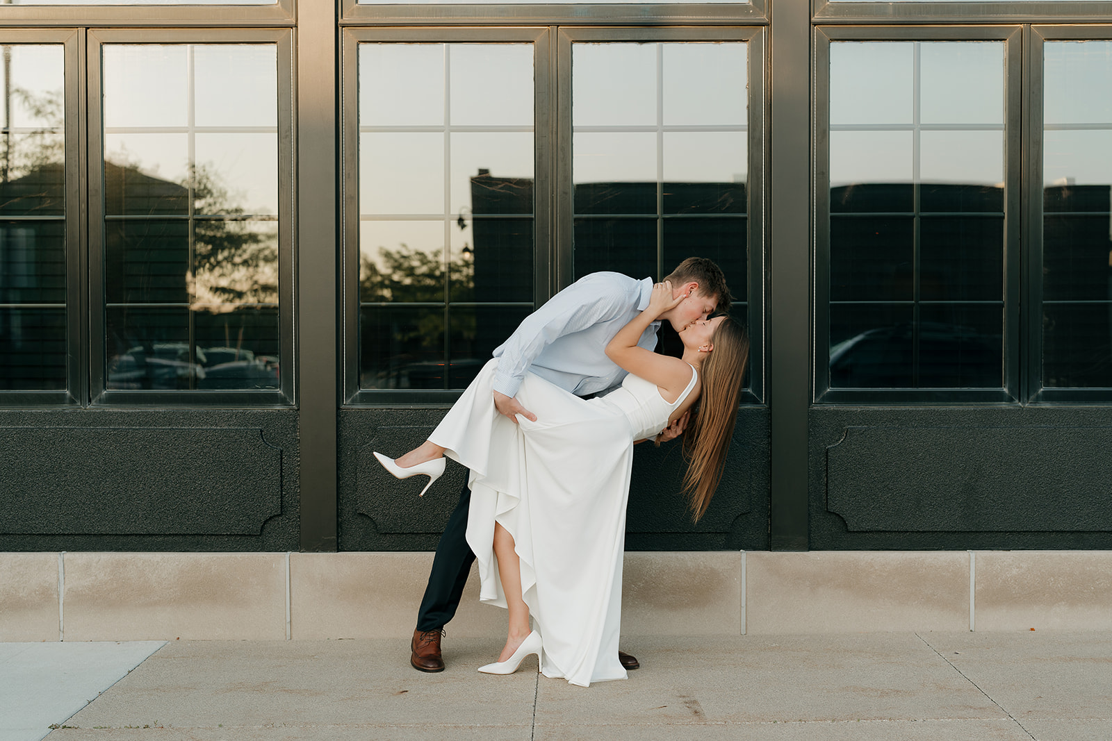 Unique Engagement Photo Locations in Iowa: A City + Nature Session in Ames