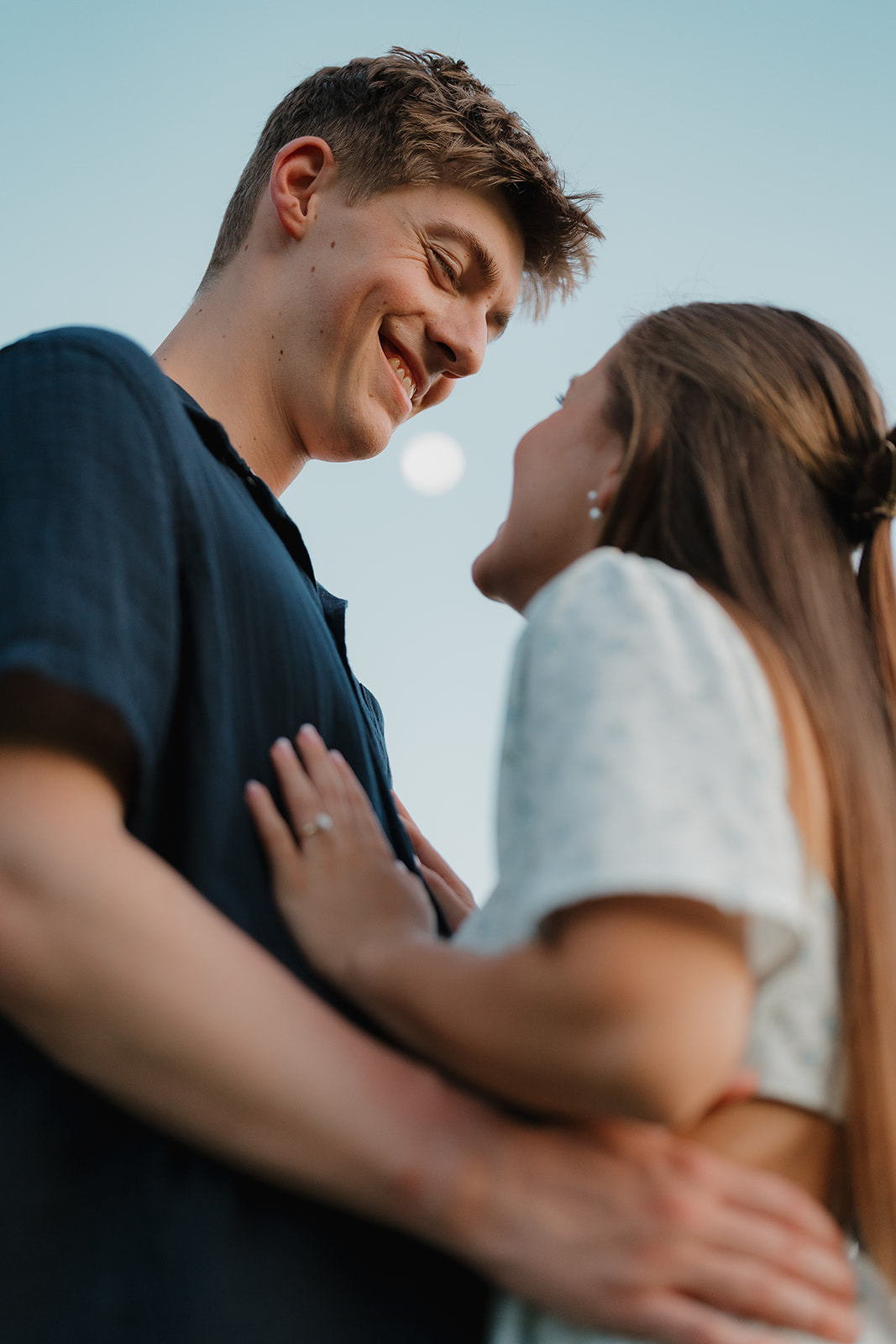 Unique Engagement Photo Locations in Iowa: A City + Nature Session in Ames