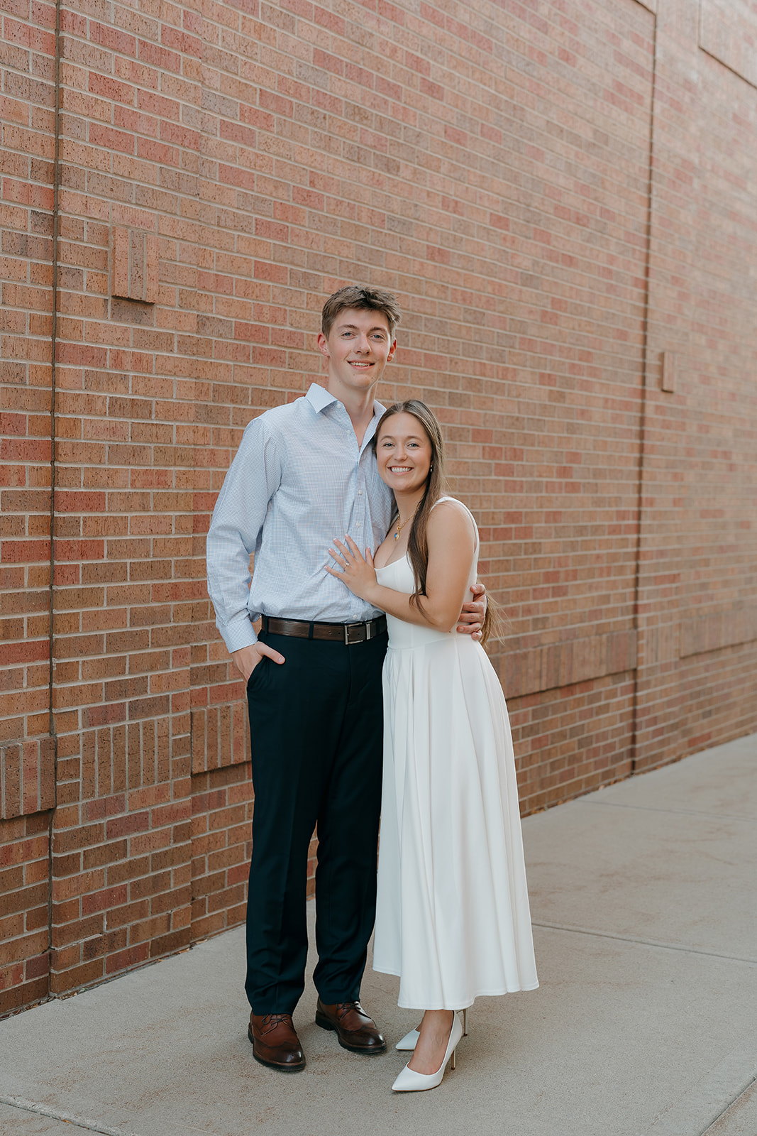 Unique Engagement Photo Locations in Iowa: A City + Nature Session in Ames